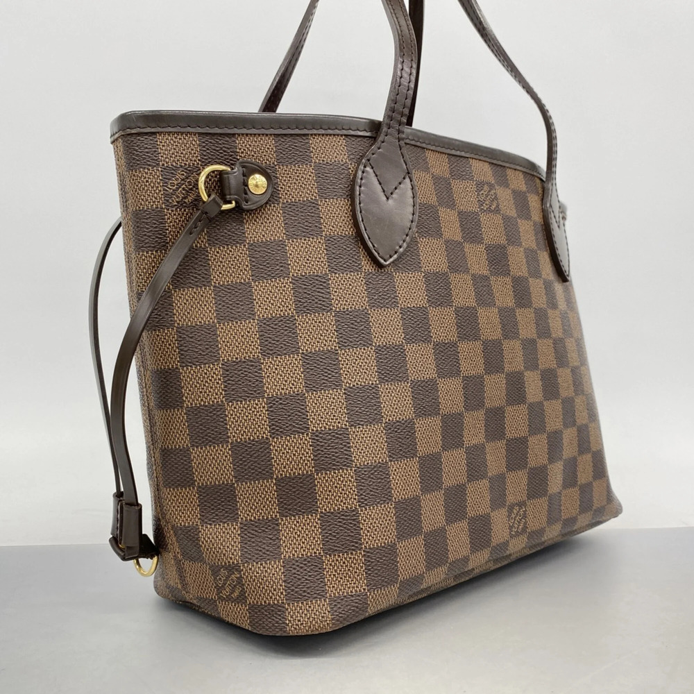 LOUIS VUITTON Brown Damier Neverfull PM Tote Bag - Picture 2 of 12